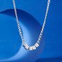 Engraved 5 Mm Black Cuban Chain Necklace, thumbnail 9 of 12