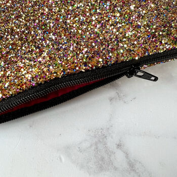 Confetti Glitter Clutch Bag, 2 of 2