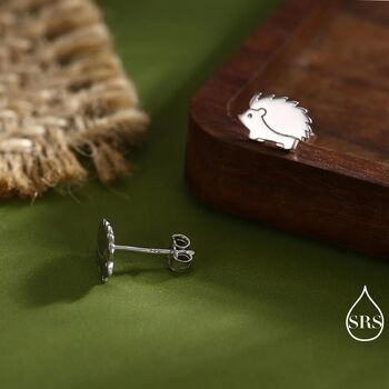 Hedgehog Stud Earrings, 9 of 12