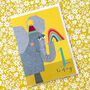 Elephant 1st Birthday Card, thumbnail 4 of 5