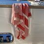 Amalfi Striped Peshtemal Towel Vermilion, thumbnail 1 of 11