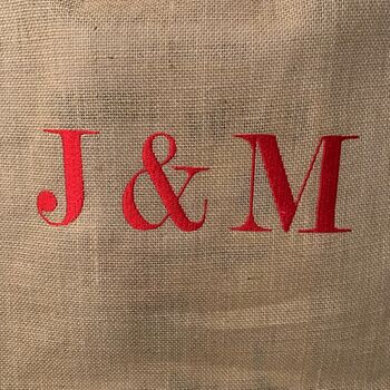 Personalised Boutique Jute Shopper, 2 of 3