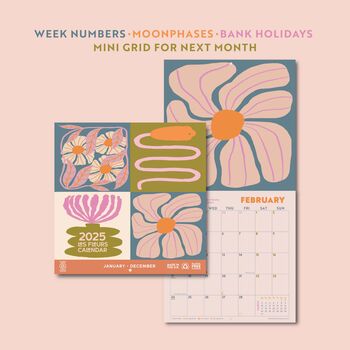 2025 Calendar | Les Fleurs, 8 of 8