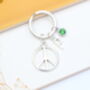 Personalised Peace Sign Keyring, thumbnail 5 of 9