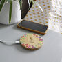Personalised Bamboo Wireless Phone Charger For Mum, thumbnail 4 of 11