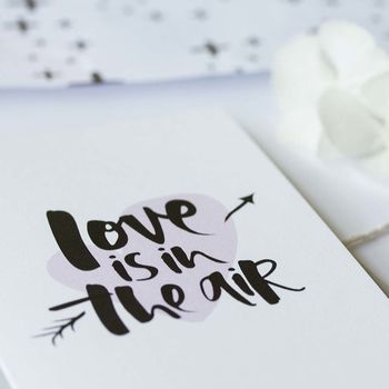 'Love Is In The Air' Engagement Card, 3 of 6