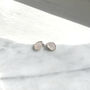 Sterling Silver Gemstone Stud Earrings, thumbnail 3 of 5