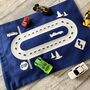 Personalised Car Race Track Travel Play Mat Bag, thumbnail 2 of 6