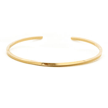 Square Twist Cuff In 14k Gold Filled, 7 of 8