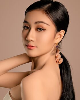 Aurora Rhombus Amethyst Earrings, 8 of 12