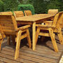 Eight Seater Rectangular Garden Table Table Set, thumbnail 1 of 4