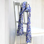 Honesty Print Long Double Sided Silk Scarf, thumbnail 5 of 12