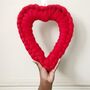 Merino Wool Heart Wreath, thumbnail 1 of 4