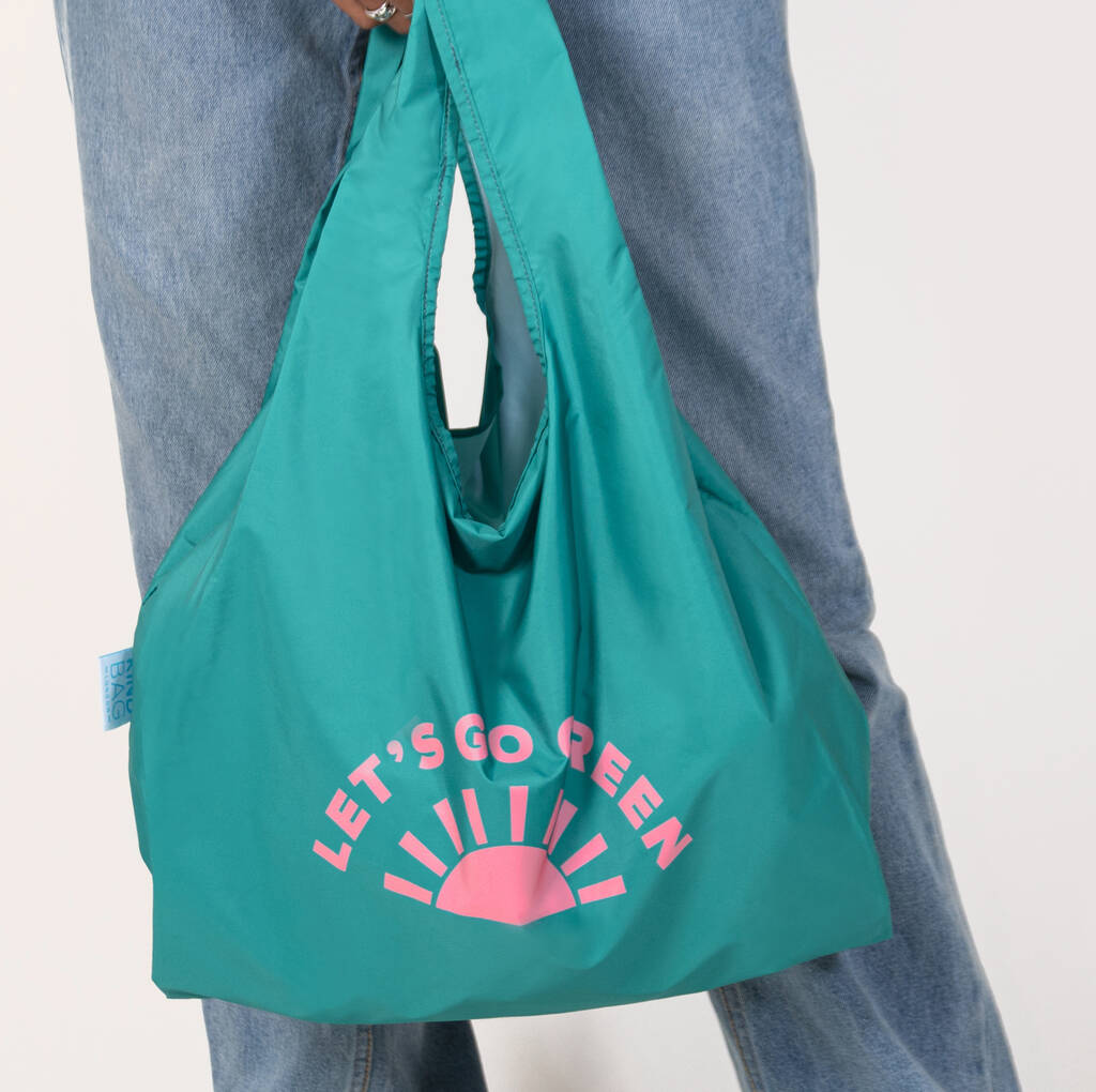 'Go Green' 100 Recycled Plastic Reusable Bag By KIND BAG