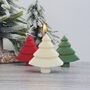 Mini Christmas Tree Candle Festive Table Decor, thumbnail 1 of 11