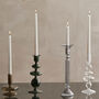 Set Of Coloured Handmade Glass Candleholders, thumbnail 1 of 4