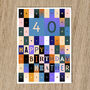 Personalised 40th Birthday Card Age And Name, thumbnail 9 of 11