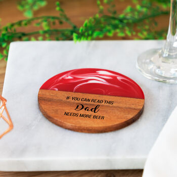 Personalised If You Can Read This Favourite Drink Coaster, 3 of 5