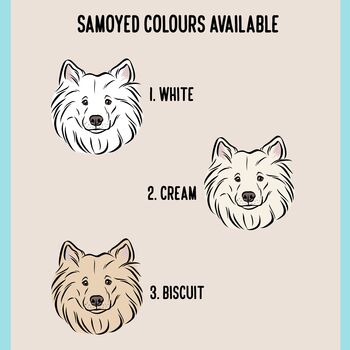 Personalised Samoyed T Shirt, 4 of 6