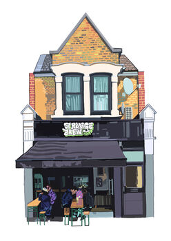 Yardarm, Francis Road, Leyton, East London Illustration Art Print, 2 of 2