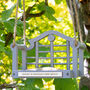 Personalised Wooden Memorial Bench Bird Feeder, thumbnail 2 of 9