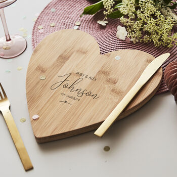 Personalised Wedding Chopping/Cheese Board, 3 of 6