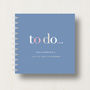 Personalised 'To Do' Lists Small Notebook, thumbnail 7 of 10