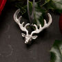 Reindeer Pewter Christmas Decoration, thumbnail 1 of 2