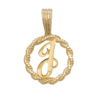 Rope Initial Pendant, 10 of 12