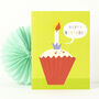 Mini Cupcake Birthday Card, thumbnail 4 of 5