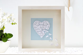 Shocking Pink 3D Framed Butterfly Heart, 9 of 9