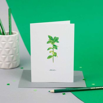 Personalised Herbs And Flowers Greetings Card, 3 of 12