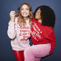 Drink Dance Come On Get Happy Christmas Jumper, thumbnail 3 of 6