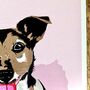 Personalised Hand Drawn Colour Pet Portrait, thumbnail 7 of 11