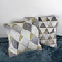 Cowhide Triangle Cushions Covers By G Decor, thumbnail 1 of 4