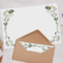A4 Landscape Letter Writing Paper With Botanical Leaf Design, thumbnail 4 of 5