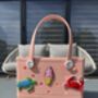 Compact, Cute Croc Bag Tote Handbag, thumbnail 3 of 11