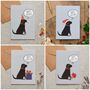 Black Labrador Dog Walking Socks, thumbnail 11 of 12