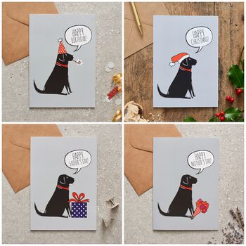 Black Labrador Dog Walking Socks, 11 of 12
