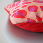 Velvet Leopard Print Cushion, thumbnail 11 of 12