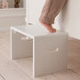 Sebra Step Stool In Classic White, thumbnail 2 of 4