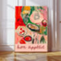 Bon Appétit French Food Art Print, thumbnail 1 of 3