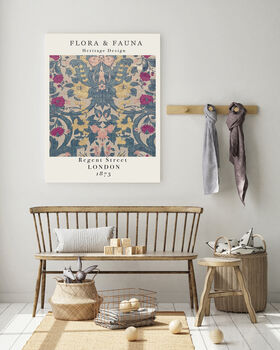 Flora And Fauna Flower Vintage Art Print, 2 of 3