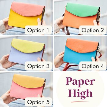 Lara Recycled Leather Crossbody Bag, 4 of 4