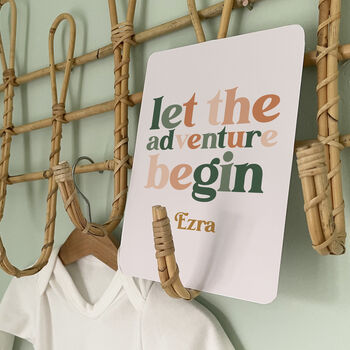 Adventure Slogan Organic Outfit Gift Set, 3 of 5