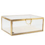 Personalised Gold And Glass Velvet Jewellery Box, thumbnail 7 of 10