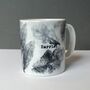 Autumn Leaves Handmade Print Personalised Mug, thumbnail 9 of 12