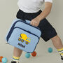 Kids Construction Lunch Bag Personalised Gift, thumbnail 5 of 6
