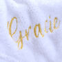 Personalised Unicorn White Baby Comforter, thumbnail 6 of 8