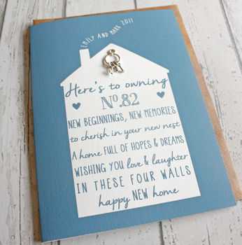 Personalised Happy New Home Card, 8 of 11